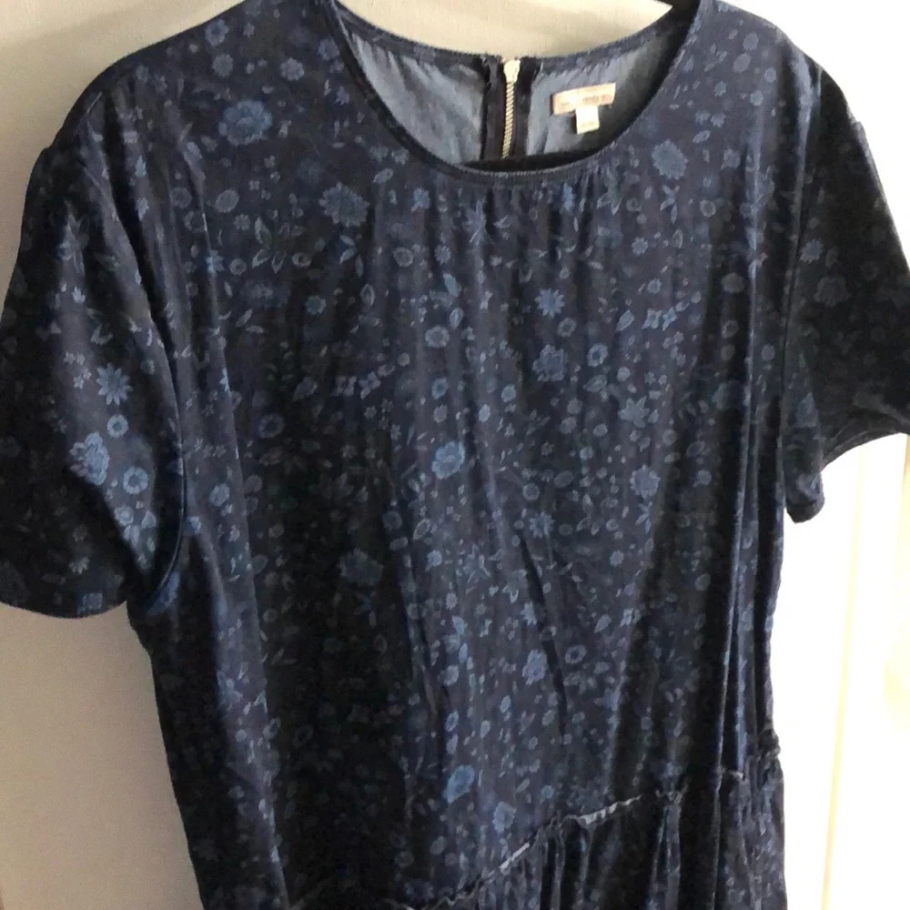 GAP DROP WAIST DENIM DRESS SIZE LARGE - Picture 3 of 4